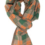 Light Brown & Green Scarf