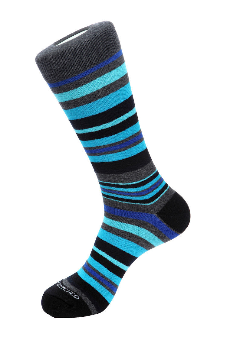 Seascape Stripe Sock