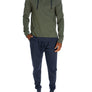 Henley Hoodie With Contrasted Cuff