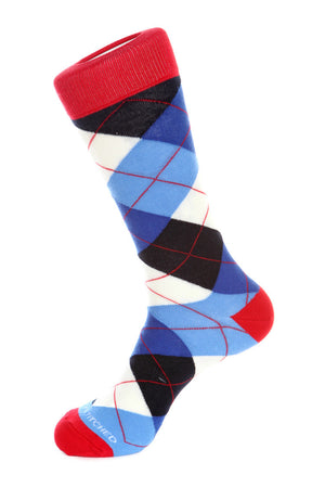 Colorful Argyle Sock