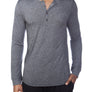 Poly Viscose Long Sleeve Henley