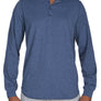 Poly Viscose Long Sleeve Henley