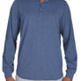 Poly Viscose Long Sleeve Henley