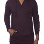 Light Weight Jersey Lounge Hoodie Henley