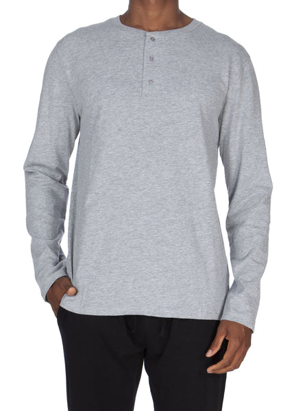 Slim Supersoft Long Sleeve Henley T-shirt