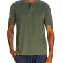 Short Sleeve 3 Button Henley