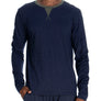 Long Sleeve Contrast Crew