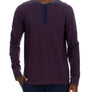 3 Button Lounge Henley Shirt - Contrast Piping