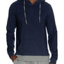 Henley Hoodie With Contrasted Cuff