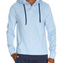 Henley Hoodie With Contrasted Cuff