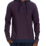 Henley Hoodie With Contrasted Cuff