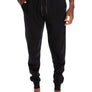 Contrasted Waistband Cuffed Jogger