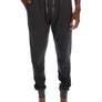 Contrasted Waistband Cuffed Jogger