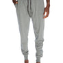 Contrasted Waistband Cuffed Jogger