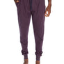 Contrasted Waistband Cuffed Jogger