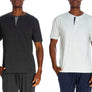 Short sleeve 3 button henley