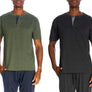 Short sleeve 3 button henley