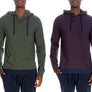 Henley Hoody With Contrast Hem 2 pack 8011-1