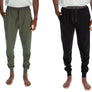 Contrast Waistband Cuffed Jogger 2 Pack 8012-3