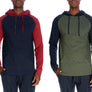 Pullover Raglan Hoody Contrast Sleeve 2 Pack 8017-3
