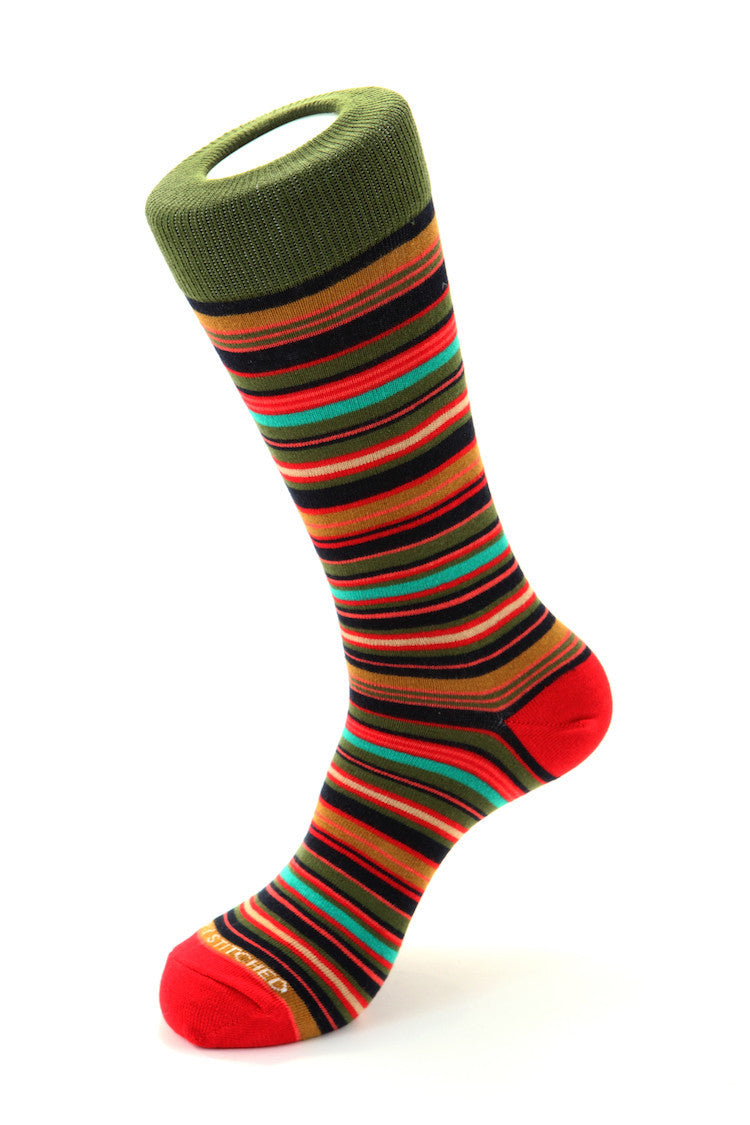 Mini Multi Stripe Sock