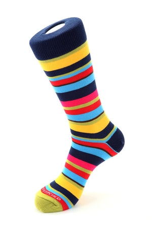 Sequenced Stripe Sock
