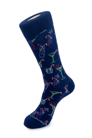 HOLIDAY COCKTAIL CREW SOCK