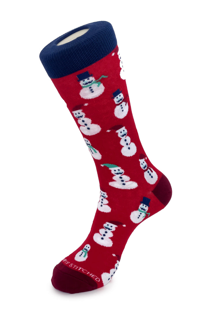 SNOWMAN SANTA CREW SOCK