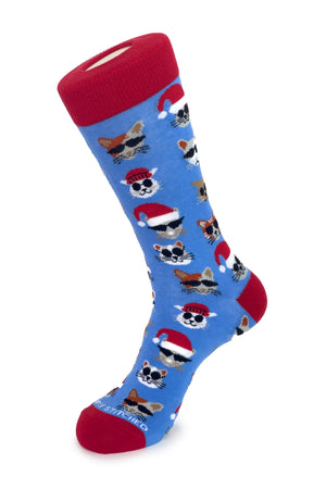 COOL CAT SANTA CREW SOCK