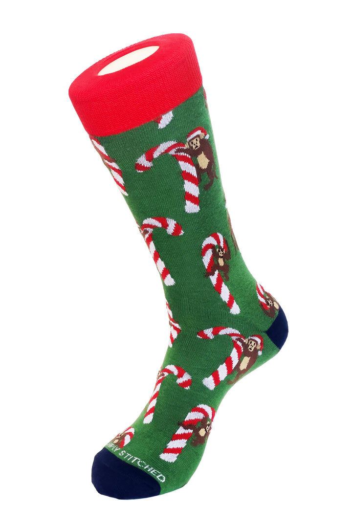 Monkey on Candy Cane