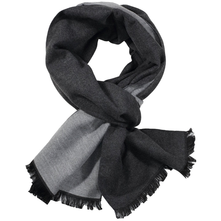Charcoal & Light Grey Solid Scarf
