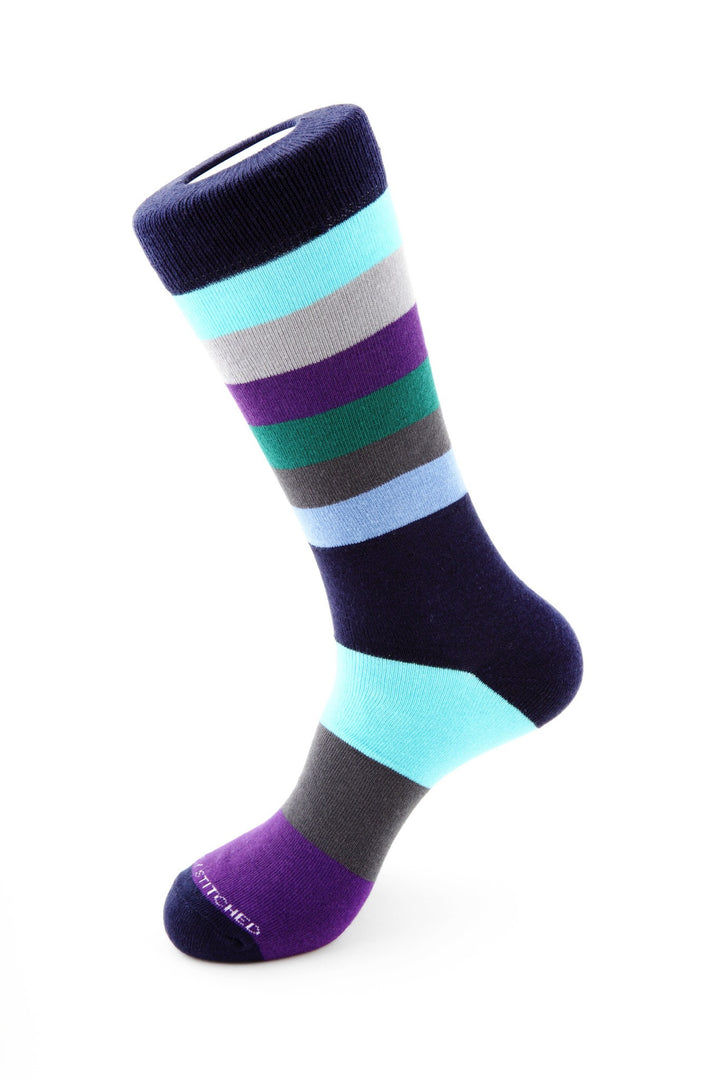 Med & Large Stripe Sock