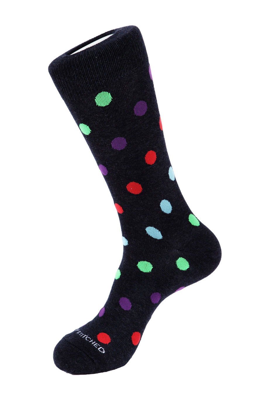 Diagonal Polka Dot Sock – Unsimply Stitched