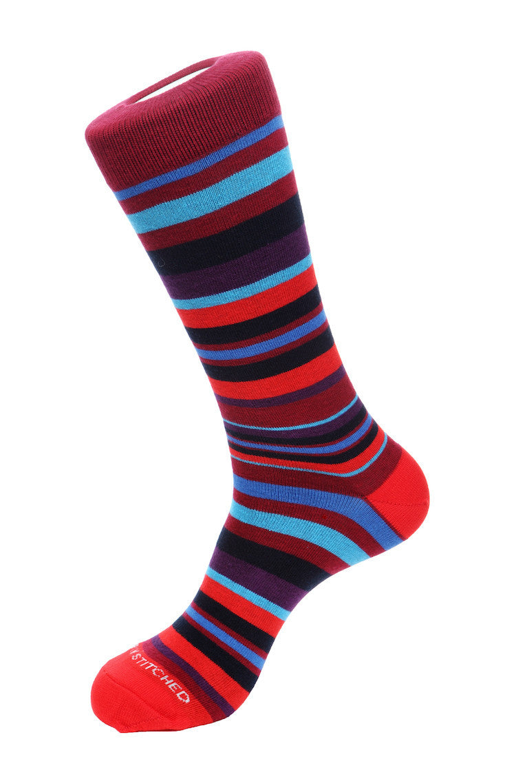Seascape Stripe Sock