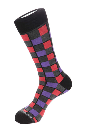 Checker Grid Sock