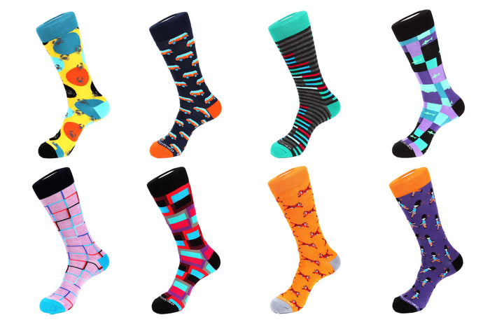 8 Pair Combo Pack Socks