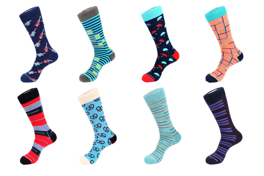 8 Pair Combo Pack Socks