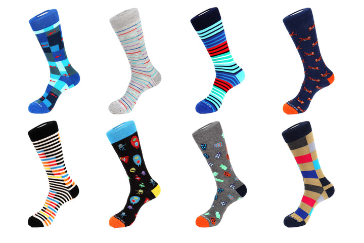 8 Pair Combo Pack Socks