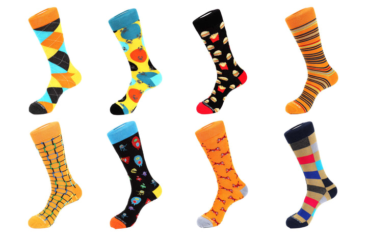 8 Pair Combo Pack Socks