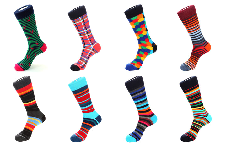 8 Pair Combo Pack Socks