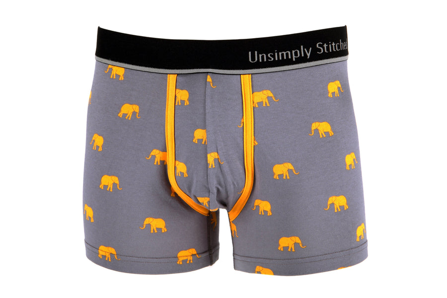 Elephant Print Boxer Trunk Underwear – Unsimply Stitched