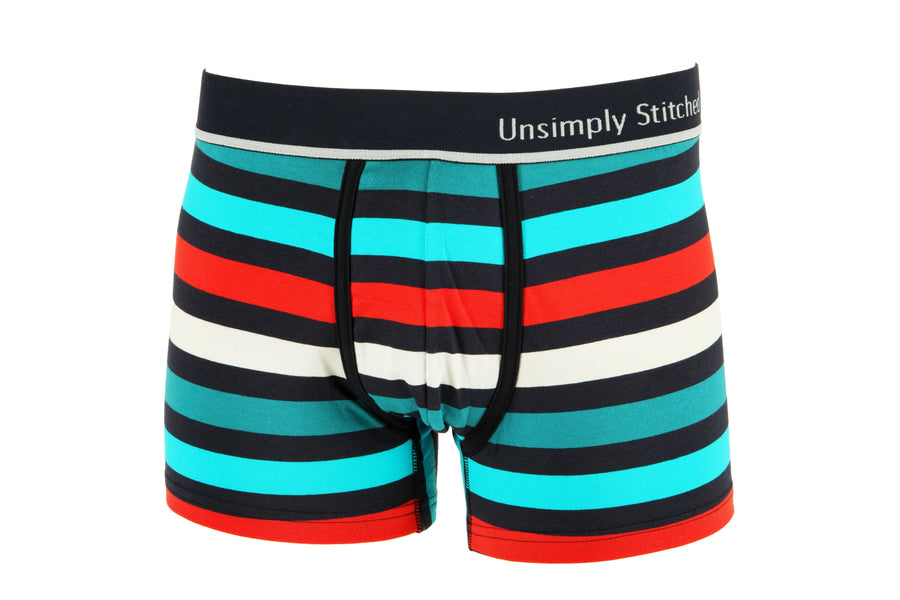 Multi Color Stripe Boxer Trunk Underwear