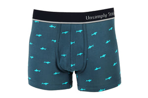 Shark Print Boxer Trunk Underwear