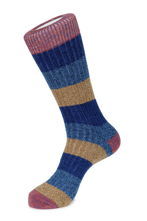 Boot Sock Melange Basic Stripe