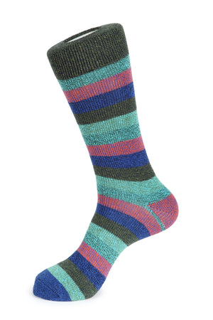 Thick Basic Stripe Boot Sock