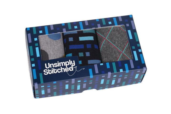 Falling Blocks Gift Box Unsimply Stitched