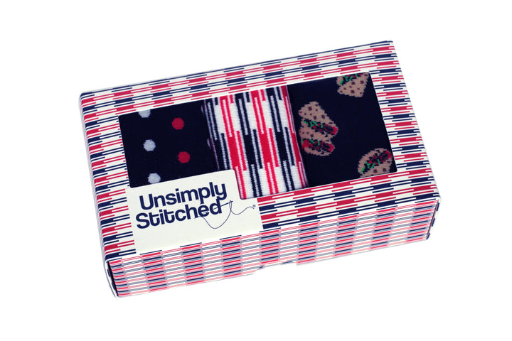 Dash Stripe Gift Box Unsimply Stitched