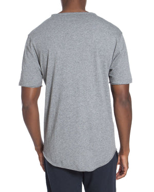 Raw Edge Short Sleeve Short Sleeve Pocket Tee