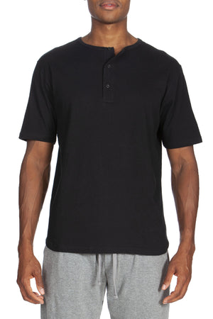 Short Sleeve Henley