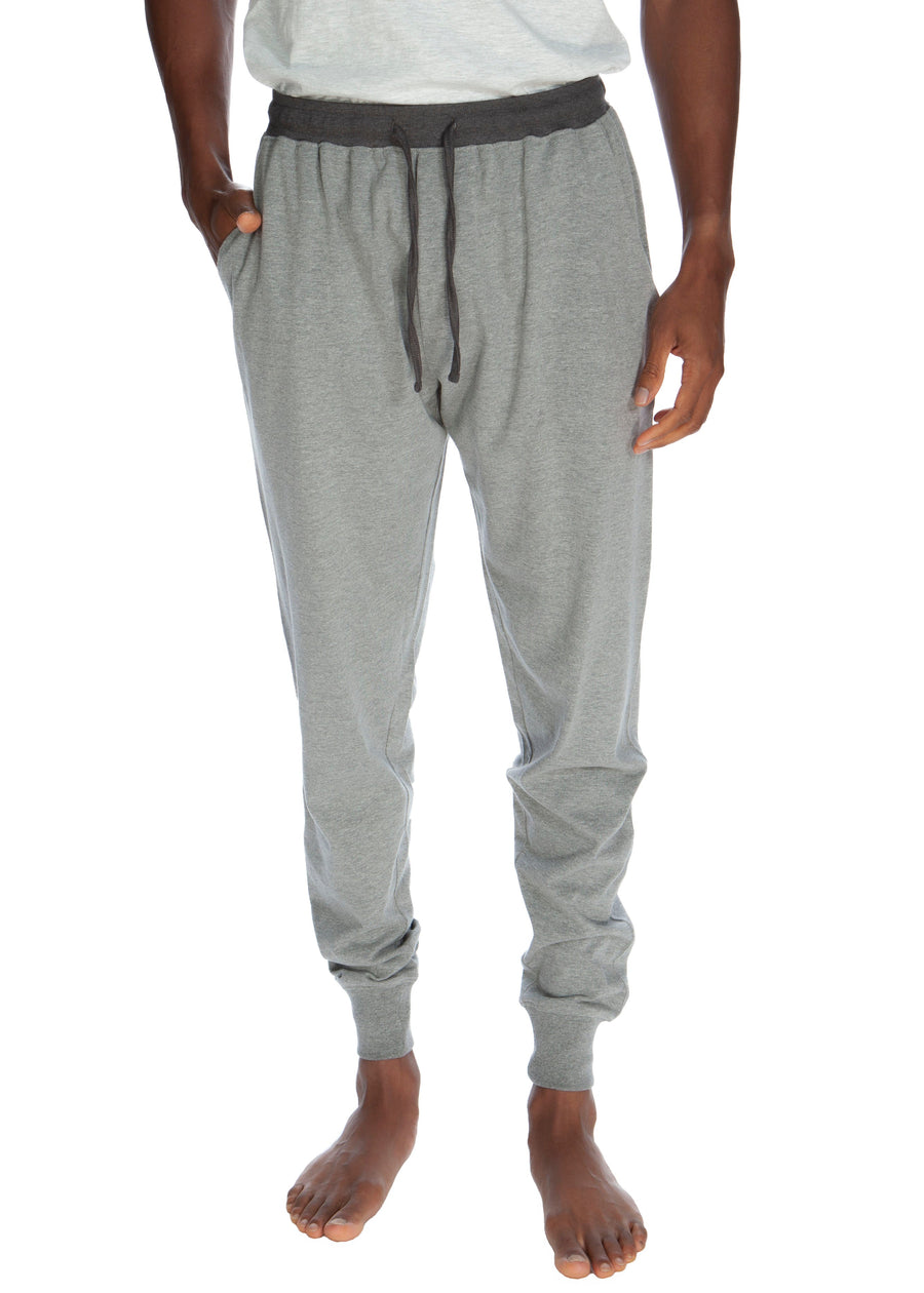 Contrasted Waistband Cuffed Jogger
